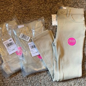 3 Brand New Pairs of Childrens Place Khaki Uniform Pants